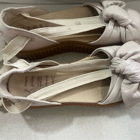 Puma Fenty ballet bow platform lace up sandals size 7.5 - Picture 3 of 5